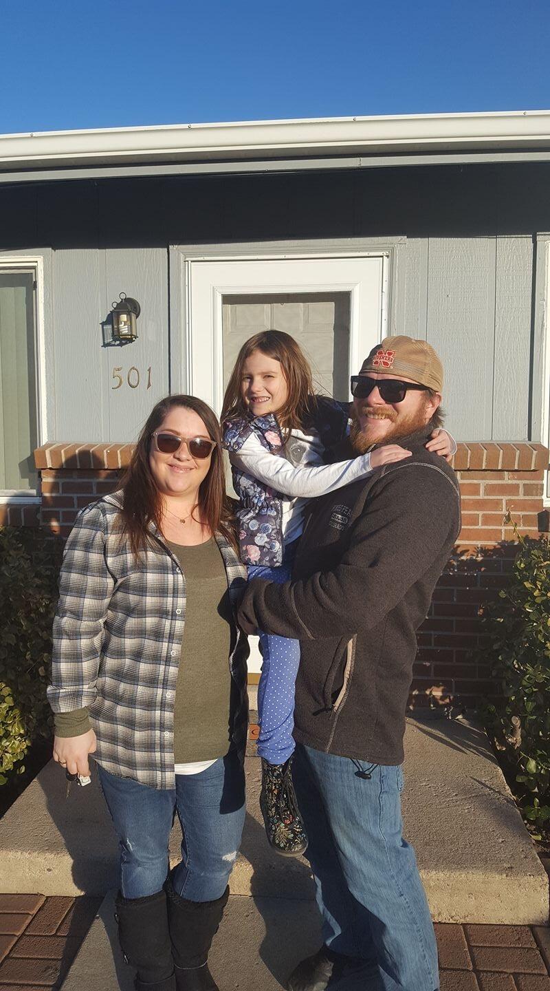 Our first home together.