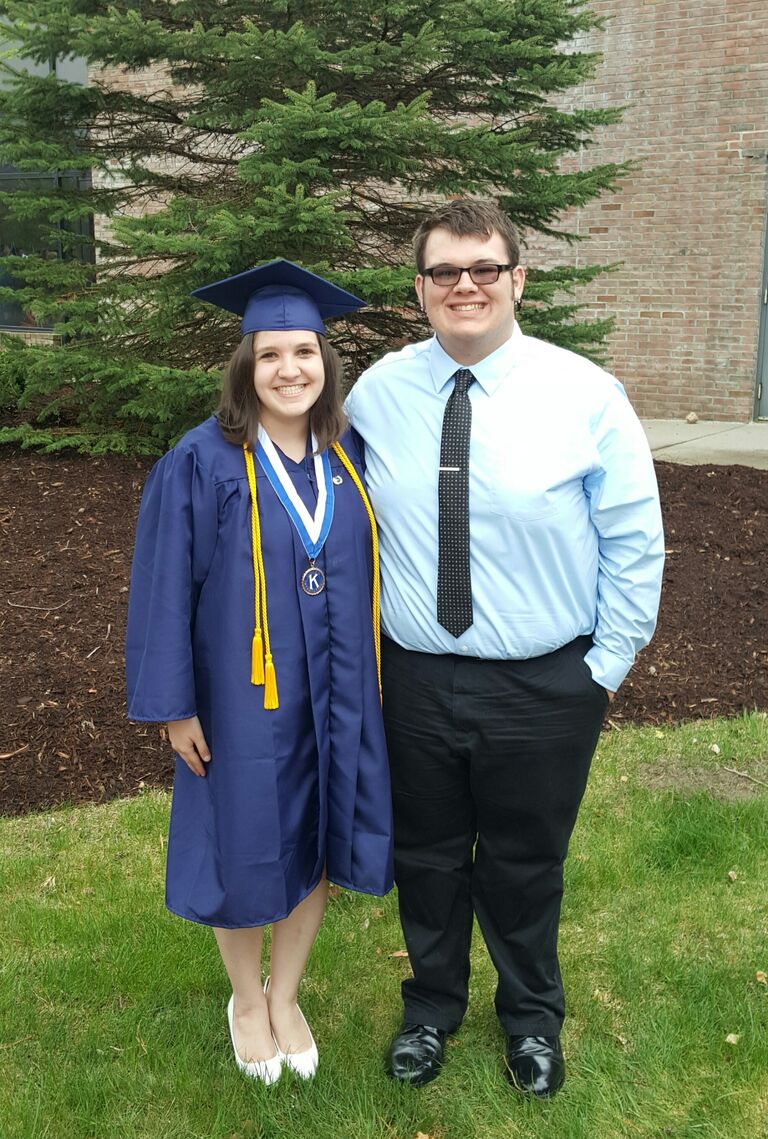 Emily graduates with her Bachelor degree!