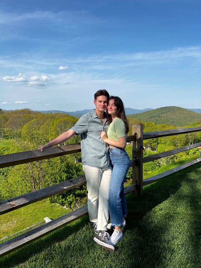 Josiah went to Beech Mountain with the Lamb Fam for the first time!
