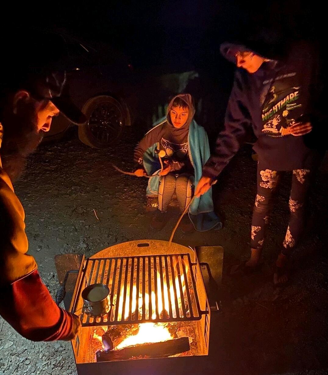 Family camping trip @Lake Alamo

What would camping be without roasting s'mores?