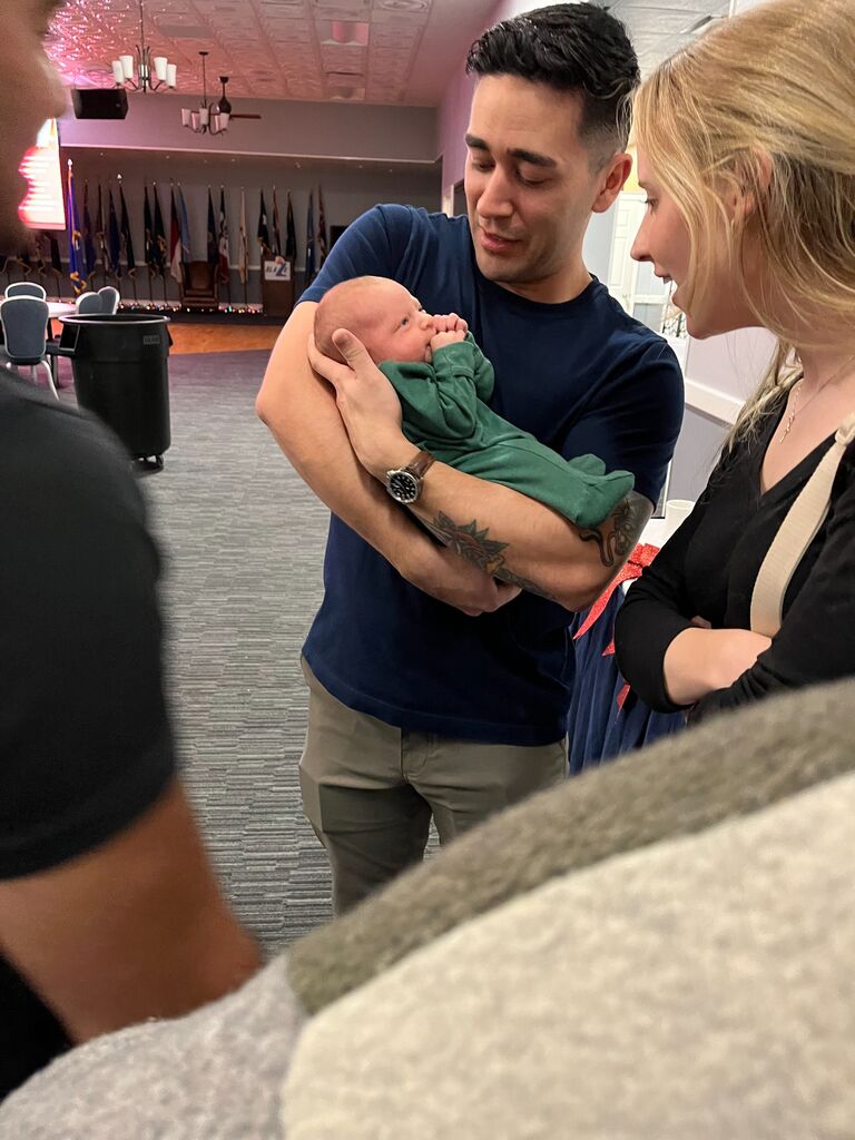 Back in Columbus to meet little Scottie June! Alex and Ellie's new baby girl!