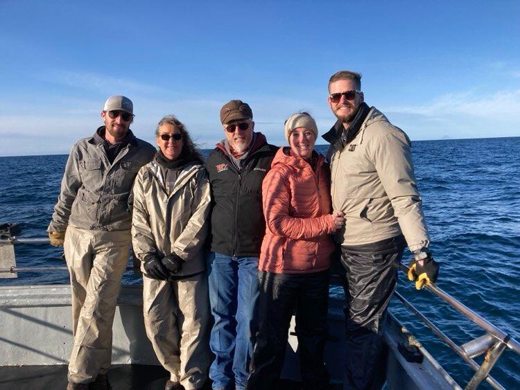 Halibut fishing and meeting family in Alaska