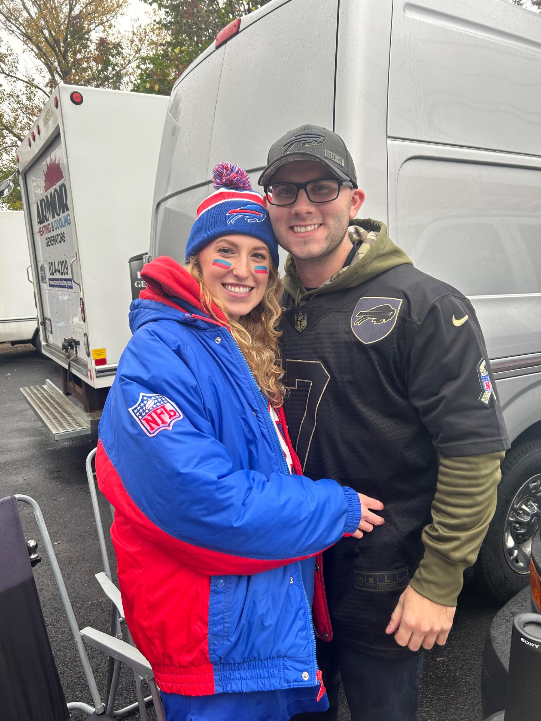 First Buffalo Bills game together! 