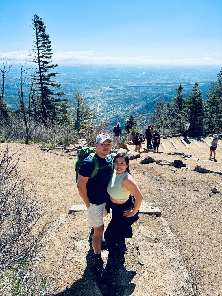 Climbed Manitou Incline in CO together. 