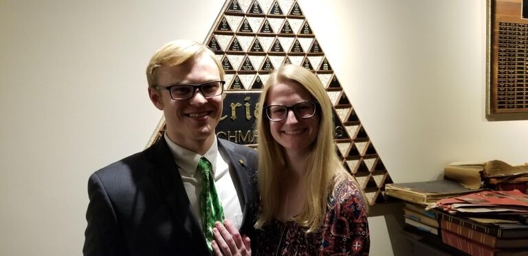 Taylor and Nick met at a Homecoming event at the University of Cincinnati