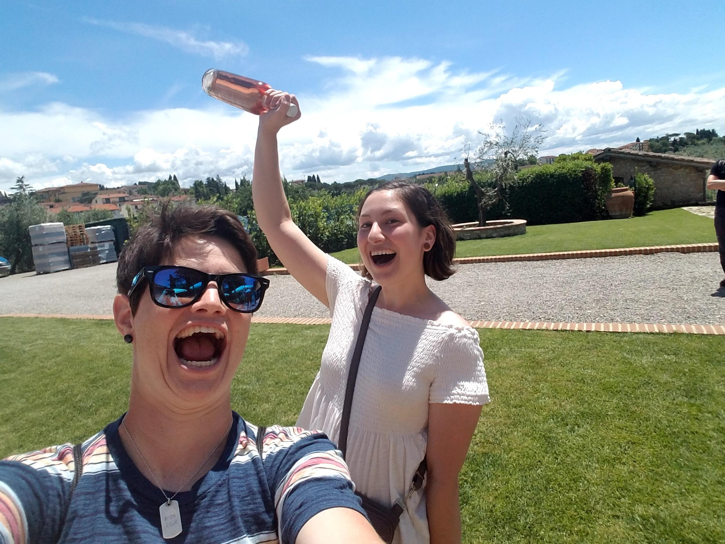Trekking tipsily through Tuscany