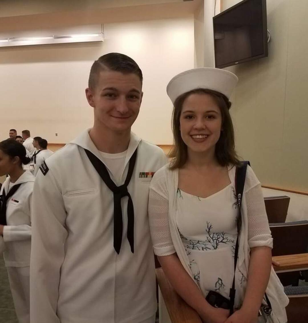 Casey graduated as a US Navy Corpsman, and was on his way to train with the Marines in Camp Lejeune, NC.
