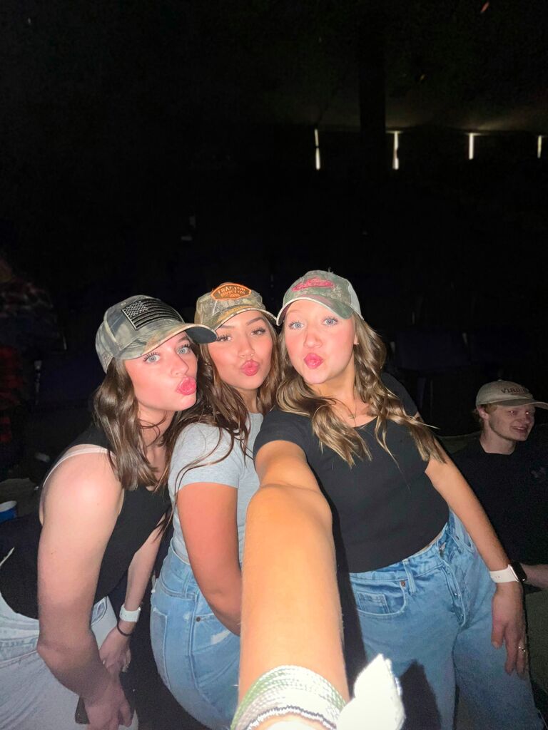 Our second Sam Hunt concert...this is the only picture we got that night!