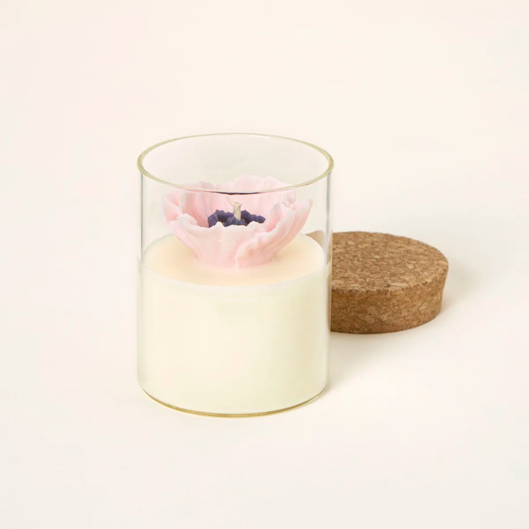 Poppy candle 9 year anniversary gift