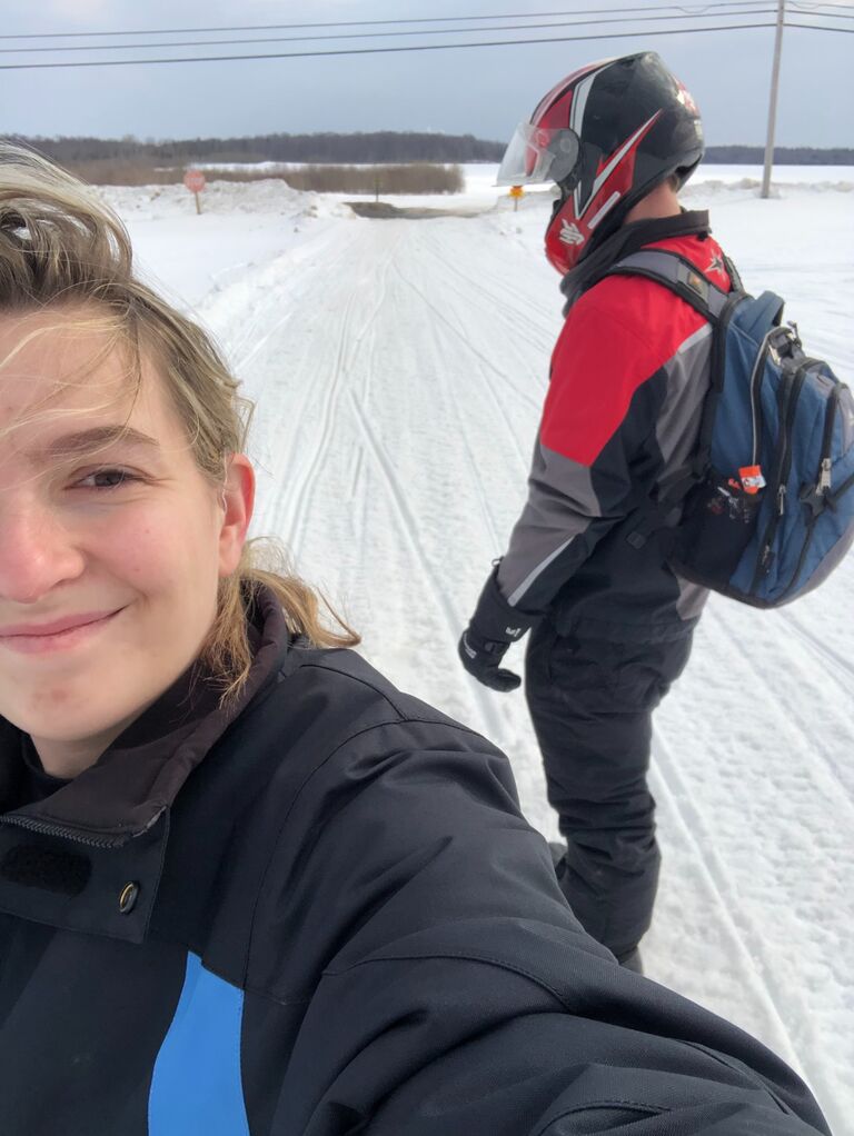 Ryan and Miranda go on a snowmobiling trip to the County and move in together.