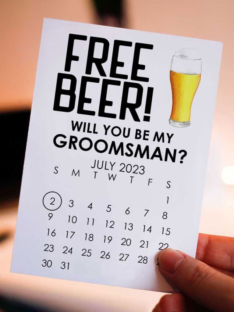 The 22 Best Groomsmen Proposal Cards + Message Ideas