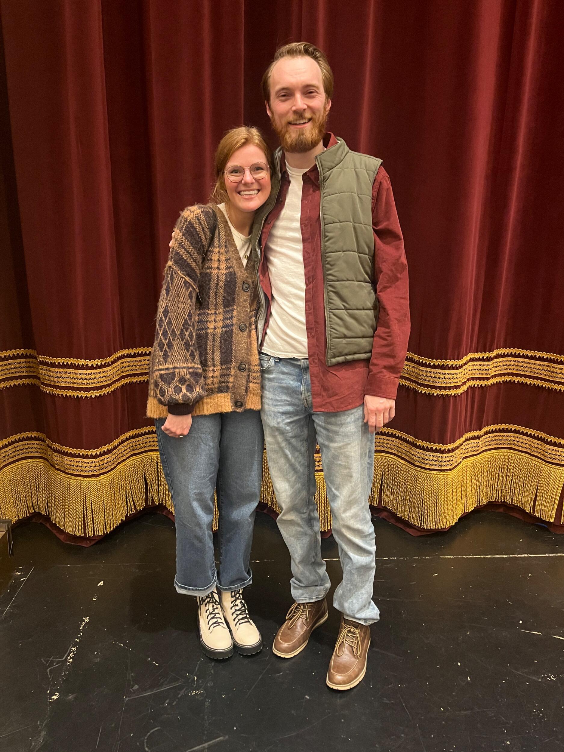 Lauren loves going to see Luke's shows.
