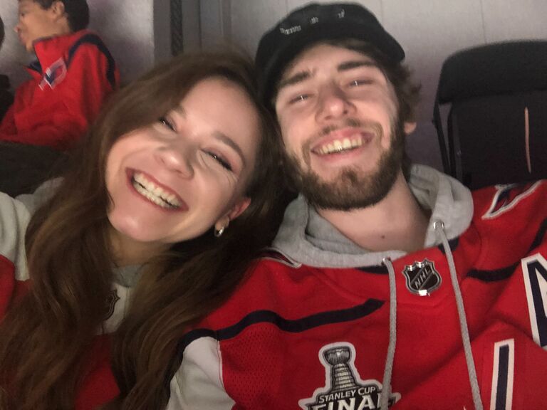 Christian officially became a caps fan so we went to more games! 