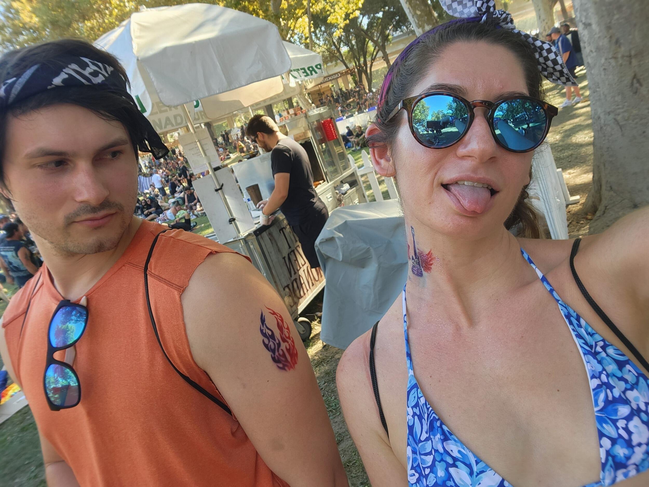 Aftershock music festival in Sacramento, CA. We rented bicycles and biked between the hotel and the venue all weekend! 