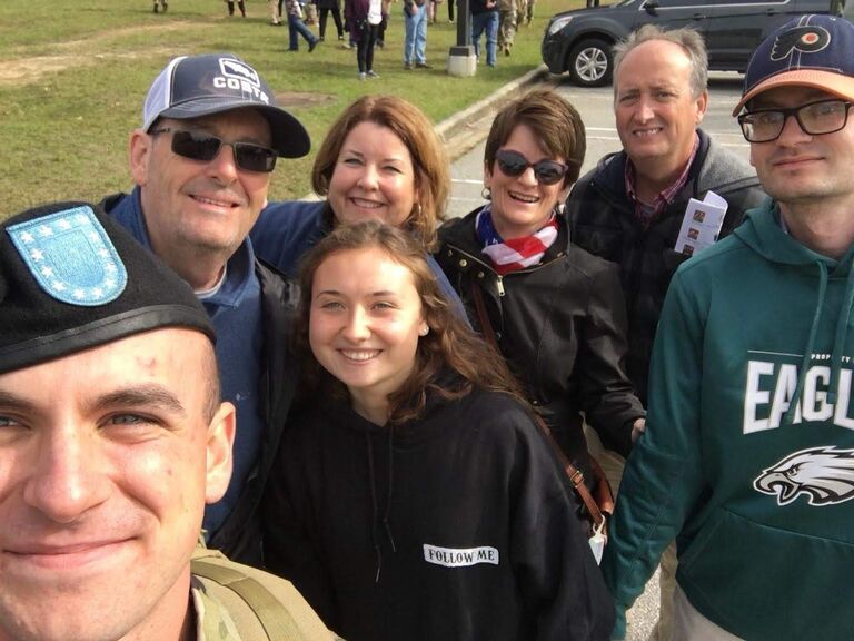 Emmett graduates infantry school and is officially stationed with the 1-111th Infantry.