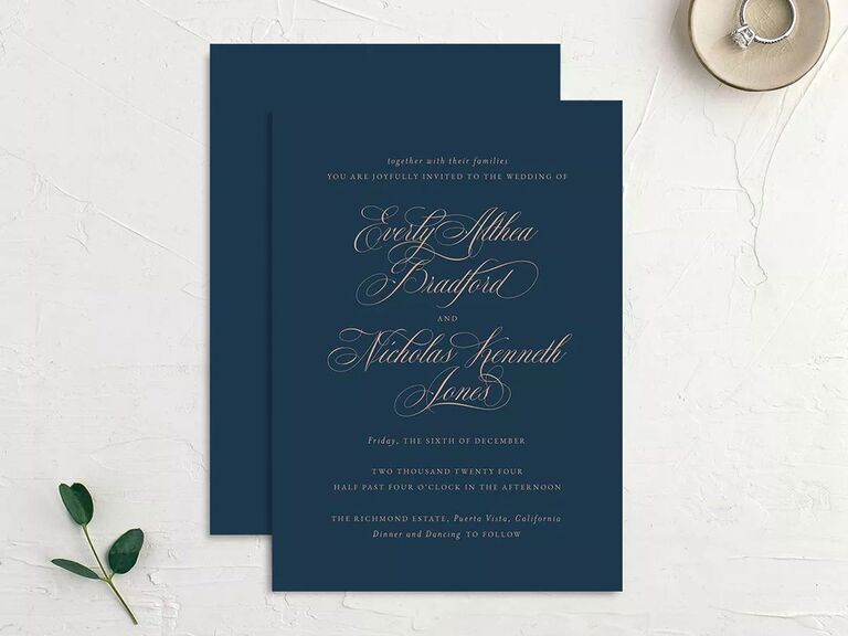 23 Elegant Wedding Invitations to Announce Your Big Day