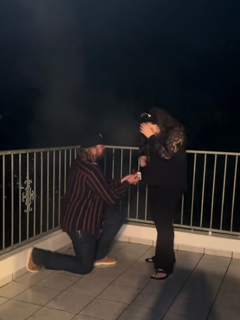 He proposed and I said yes!