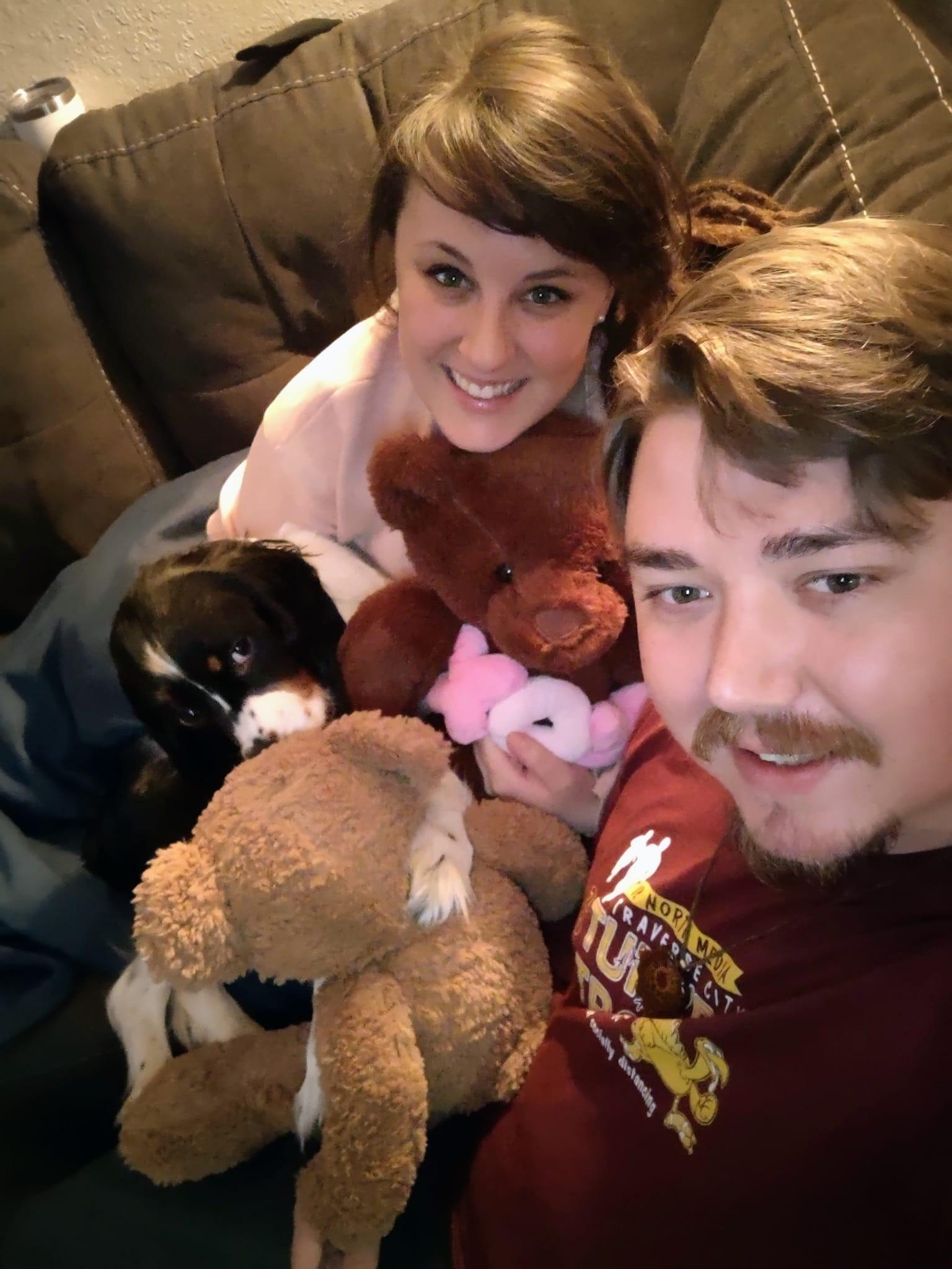 Alexander getting his girls their traditional Valentines Teddy's!
- Oroville, CA