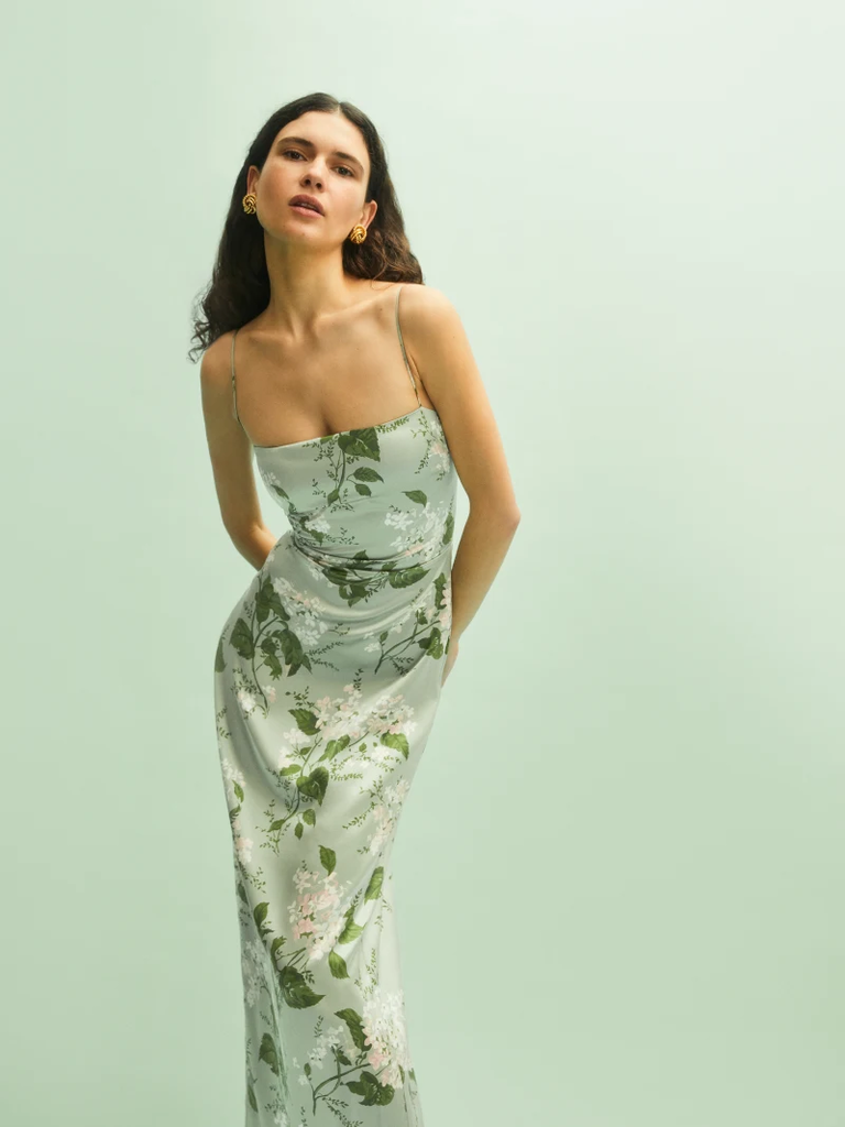 Always Enticing Strapless Satin Floral Jumpsuit (Ivory Pink)