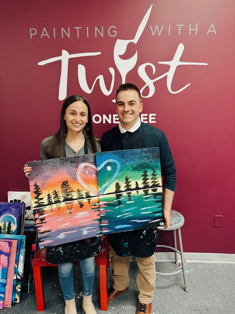 Valentine's Day painting 