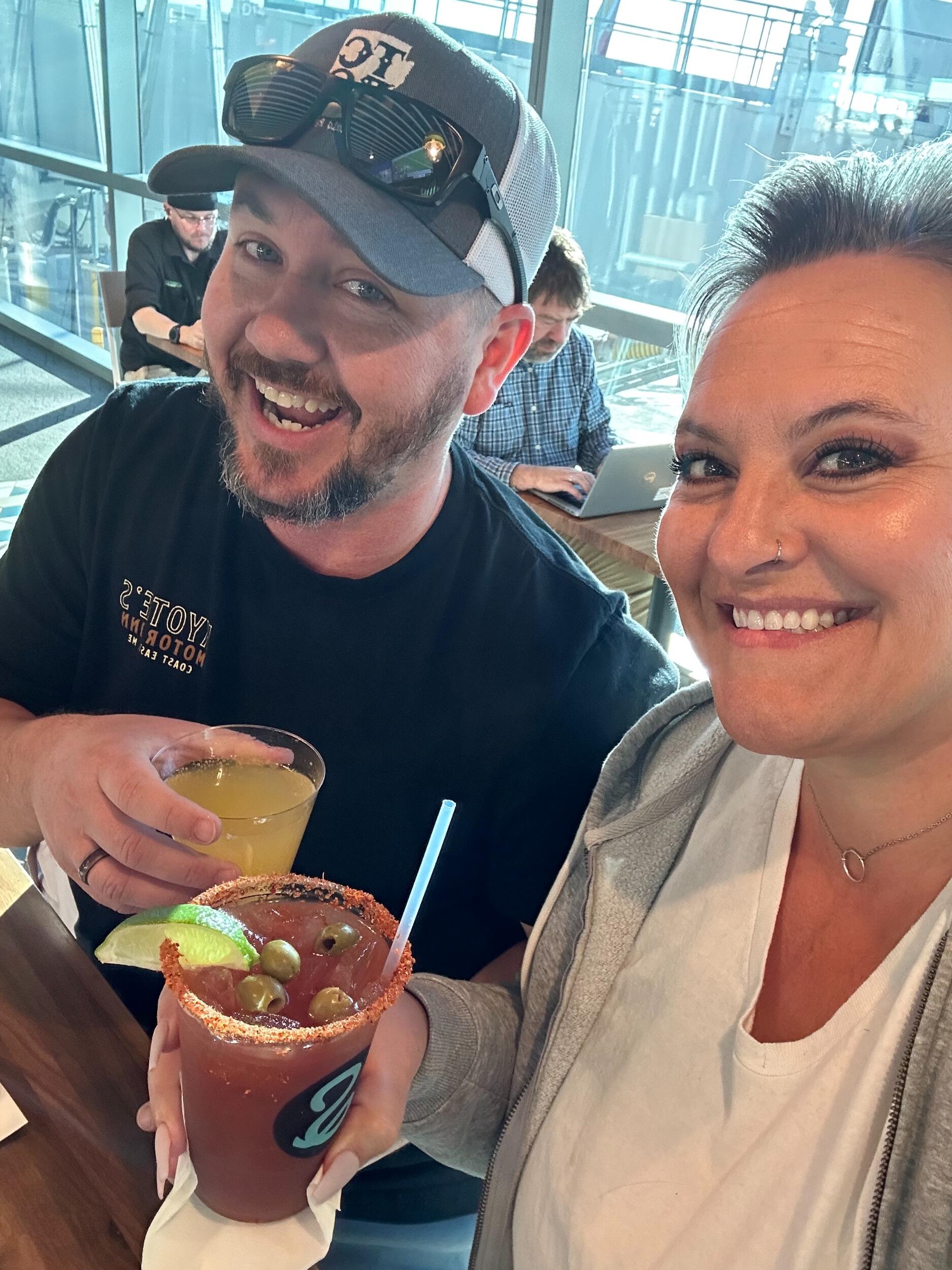 Off to Cabo for Amber and Carl's wedding!