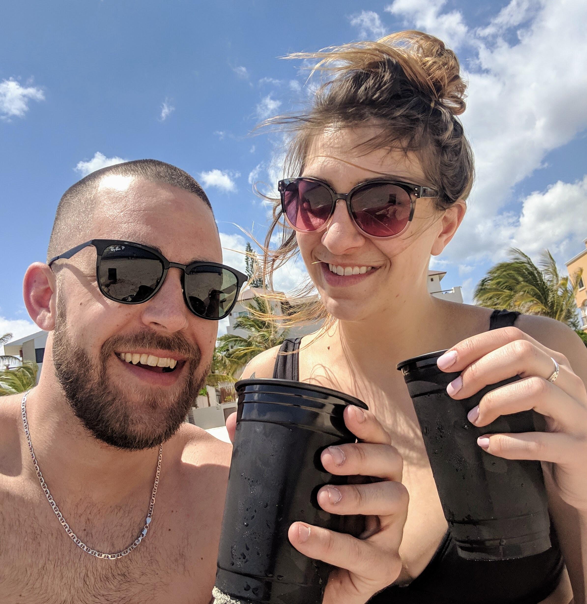 Our second trip as a couple and first trip out of the country together to Puerto Morelos, Mexico. 