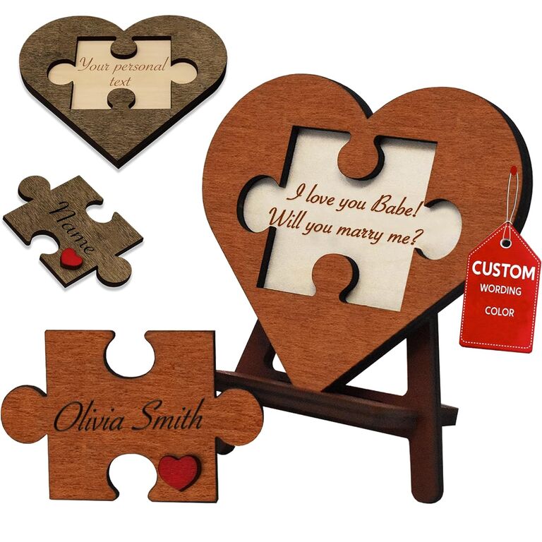 One-Piece Heart Proposal Puzzle