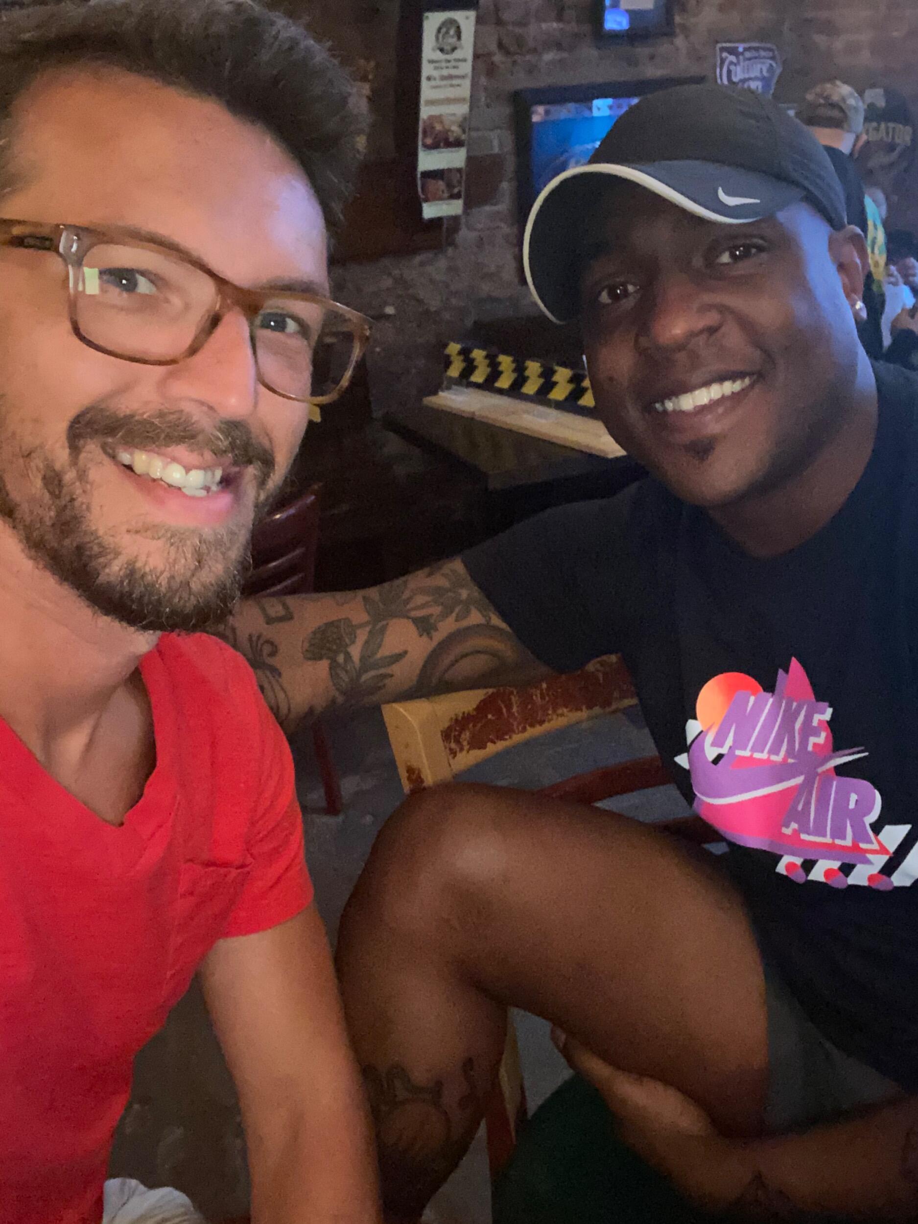 Our first time publicly as boyfriends. 