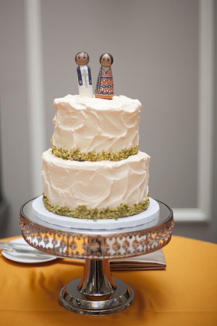 Two Tier Pistachio Cake