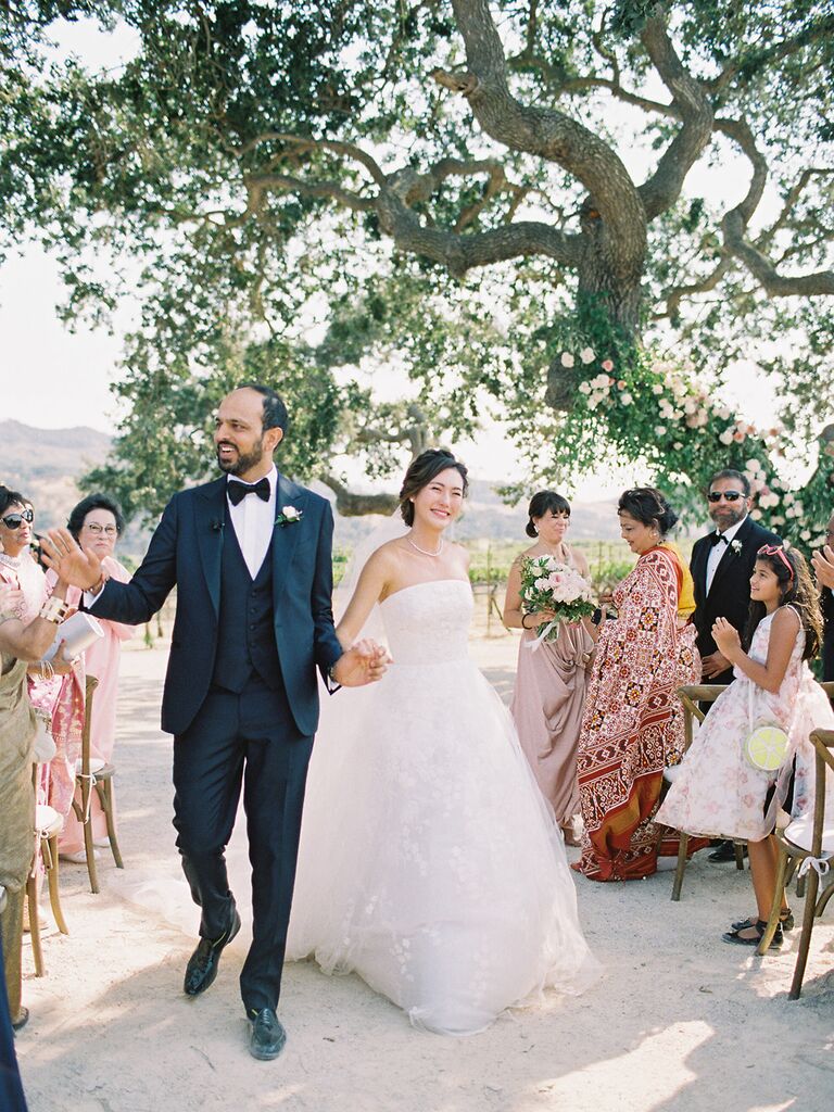 Winery shop wedding attire