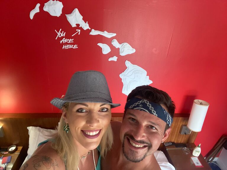 In case we forgot where we were at any point of our trip, the writing was on the wall!! Shortline Hotel Waikiki, Oahu