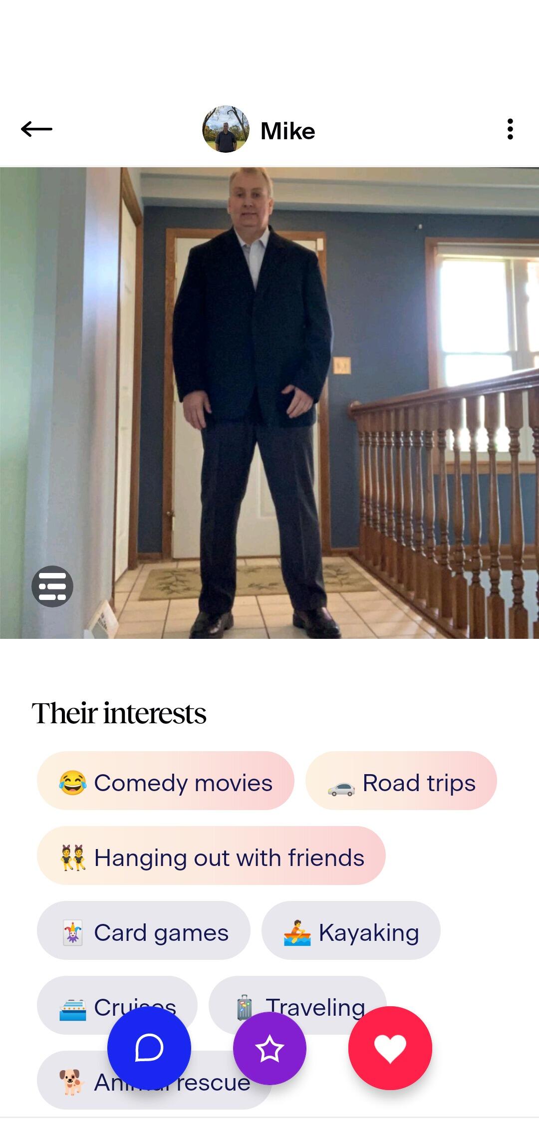 Mike liked Michele on Match.com. Michele returned Mike's like the same morning and conversation began!

