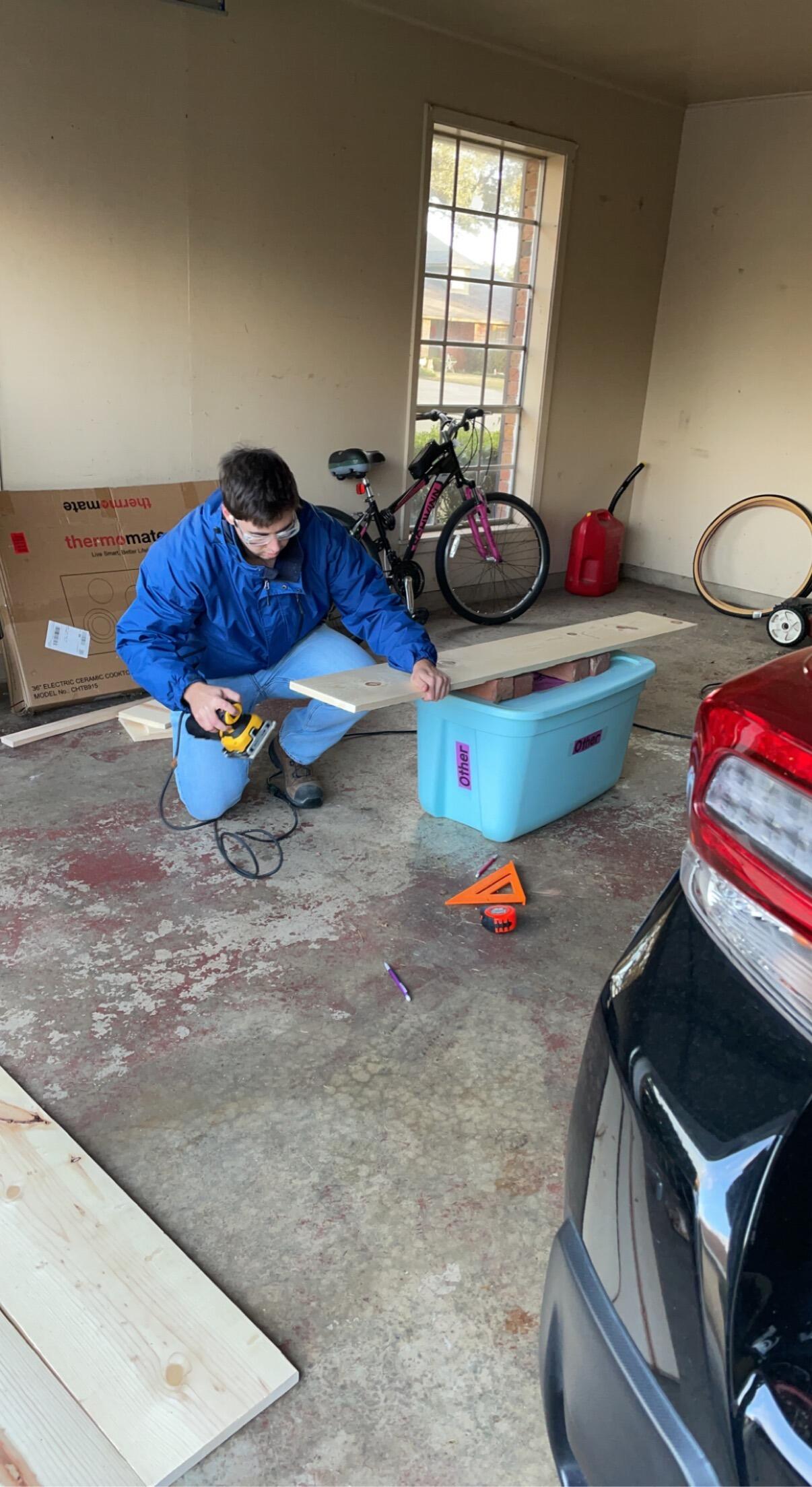 We've completed lots of little house projects.