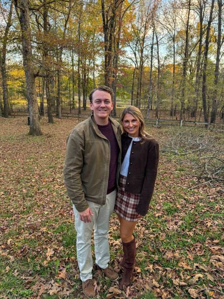 First Thanksgiving together at the Irvin family farm 