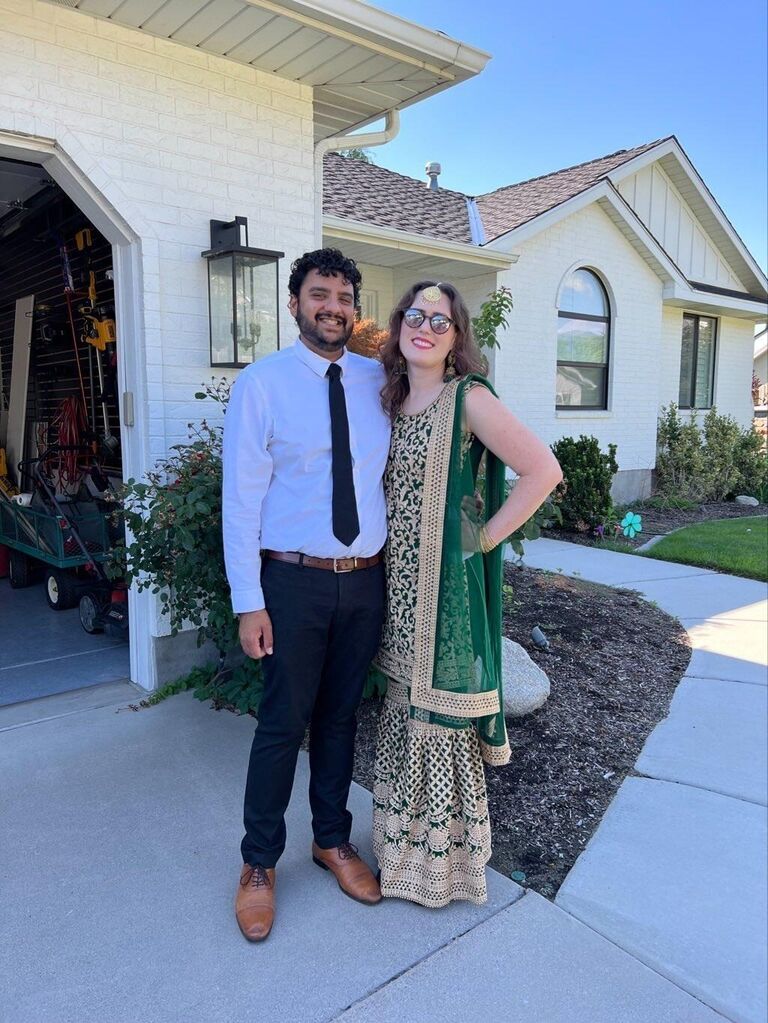 Jade and Raminder attended Jasleen and Suki's wedding celebrations. 