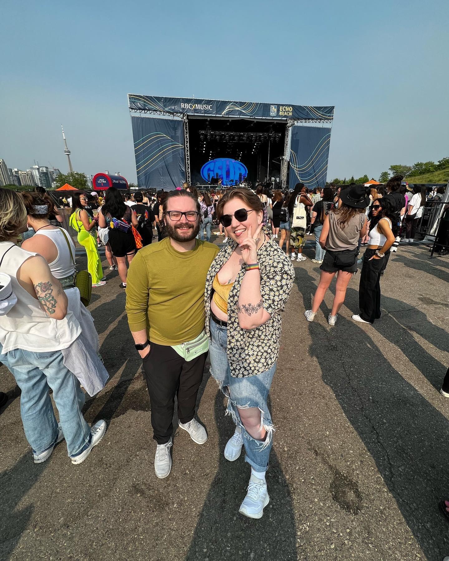 Enjoying the Toronto summer sun at the Lavender Wild music festival