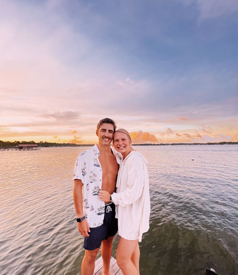Big lake people: Will and Morgan go to the lake every year to celebrate the 4th!