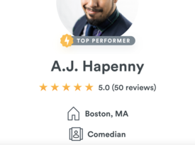 A.J. Hapenny - Comedian - Boston, MA - Hero Gallery 2