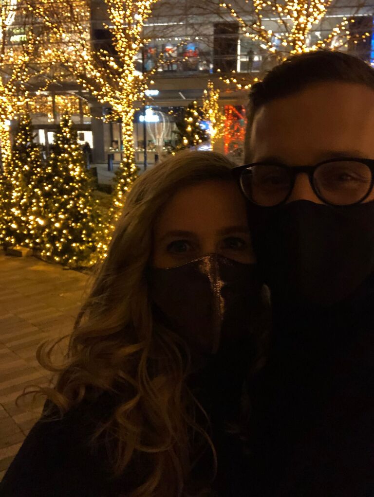 Our first in-person date on NYE 2020! Allynn landed in New York and went straight to Jim's apartment, much against the advice of all of her friends who rightfully feared a stranger from the internet.