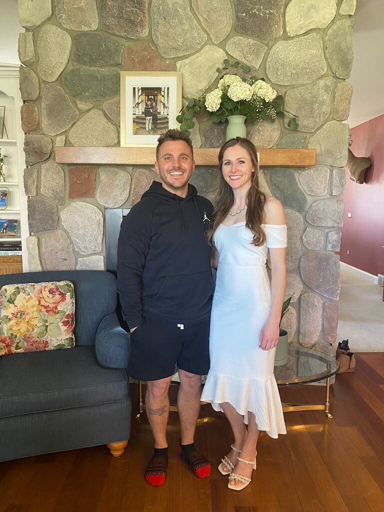 Bridal shower at Aunt Lisa's! Can't wait for the big day!