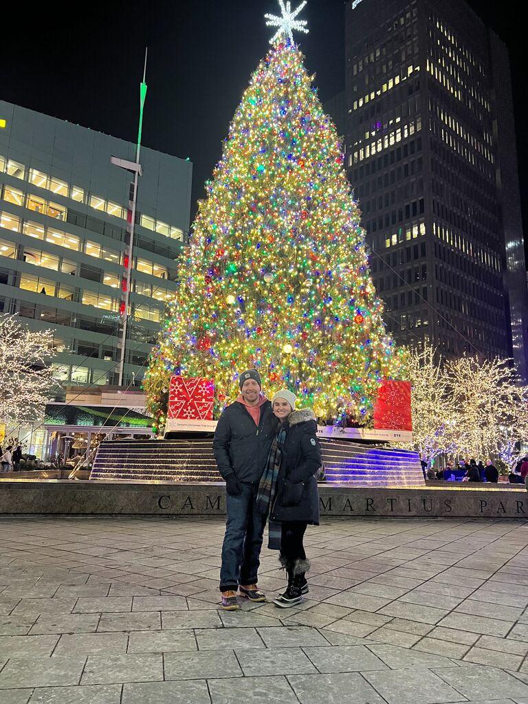 Embracing winter together