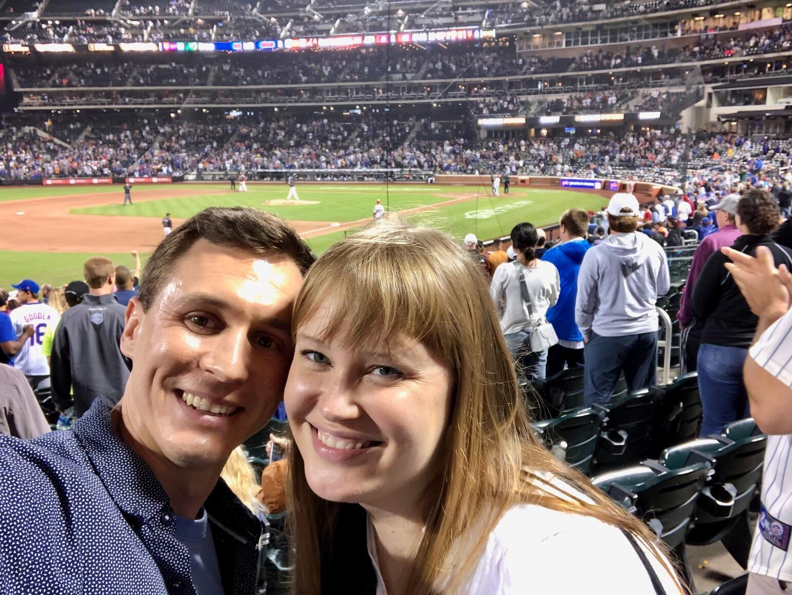 Jeremy and Hannah's first Mets game, the first time she met some of his close friends, and the photo that hard launched their relationship. 