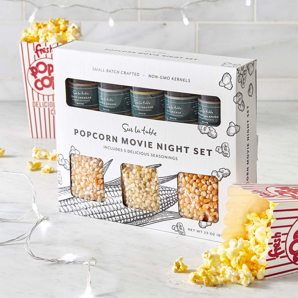 Movie night popcorn new relationship gift
