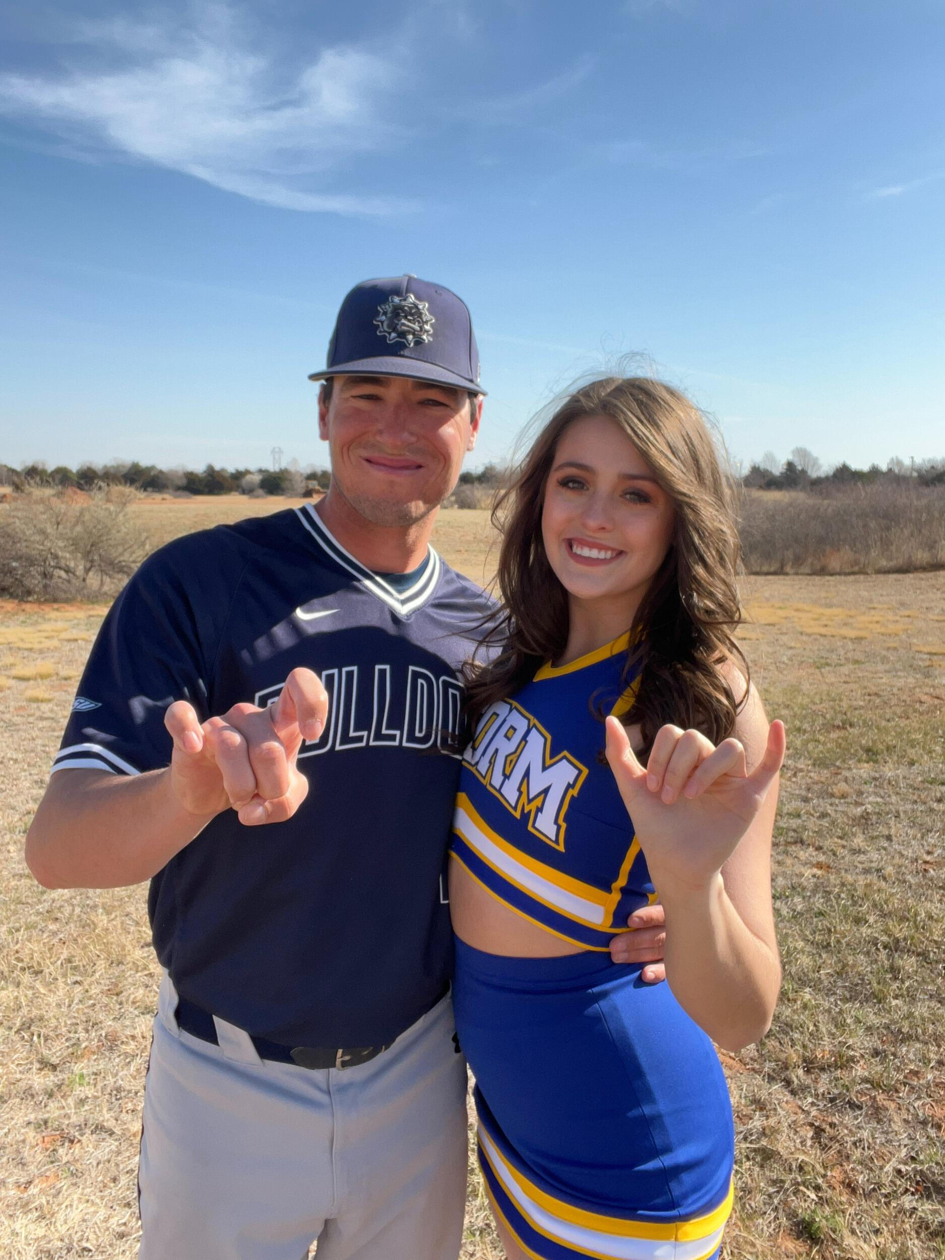 College Senior Pictures in our Uniforms