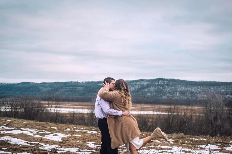 Picked our wedding date and can't wait to celebrate with all of our family and friends!