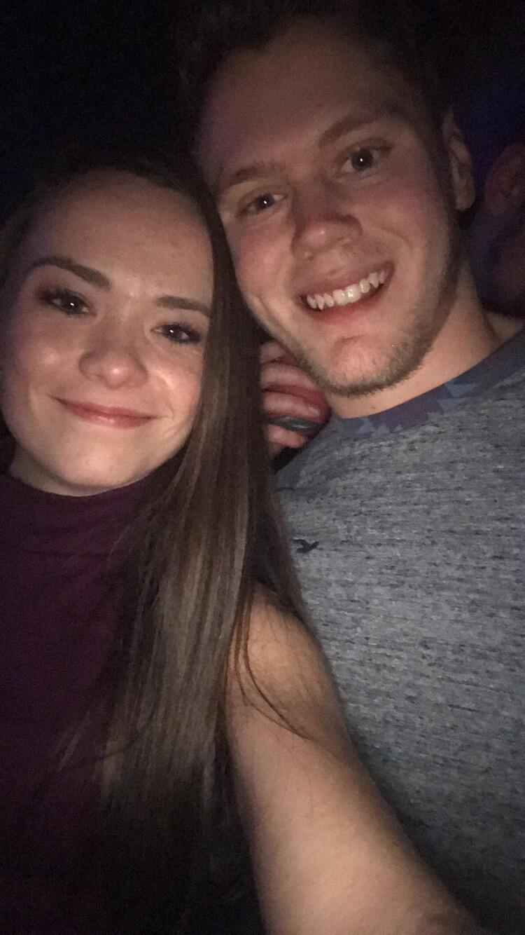 Our first photo together