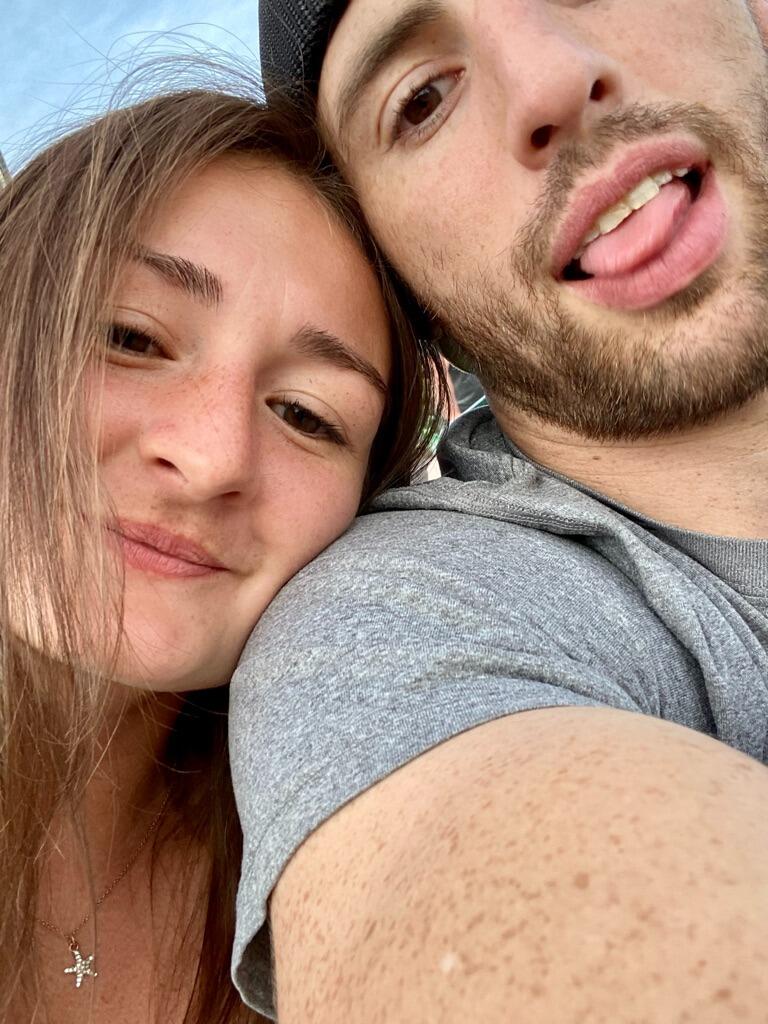 Jake and Carley met at a gym in Saginaw, MI, while attending SVSU. They would awkwardly walk by each other at first. Now and then, one of them would strike up a conversation, but nothing ever came of it. 