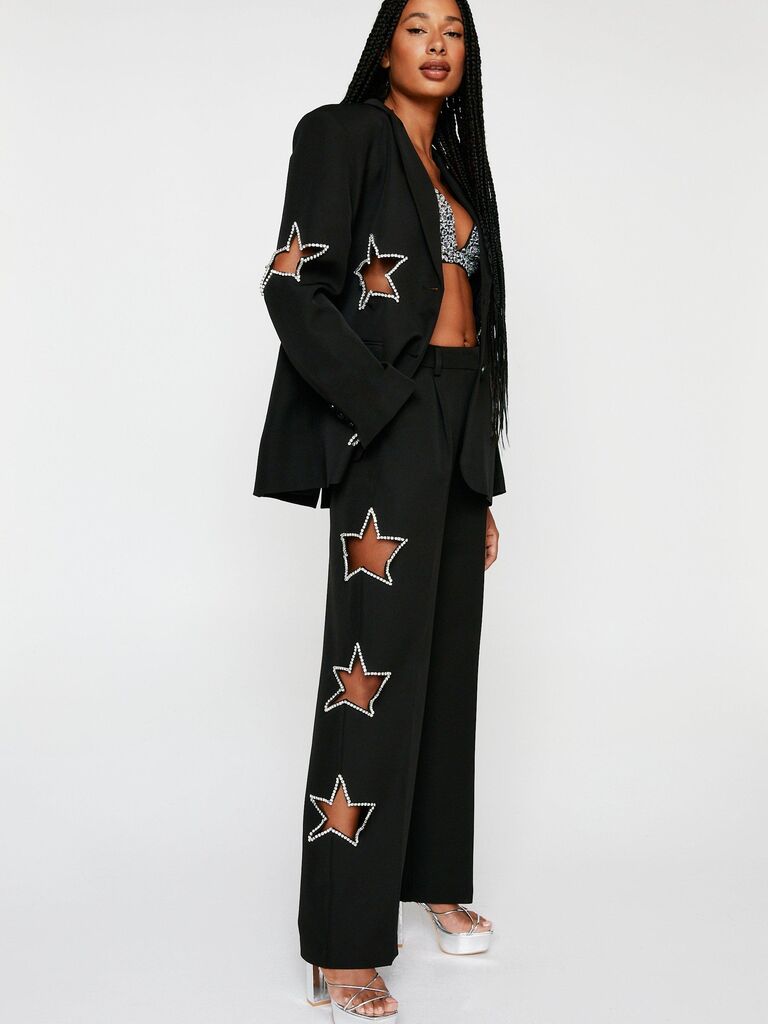Premium Star Hand Embellished Blazer