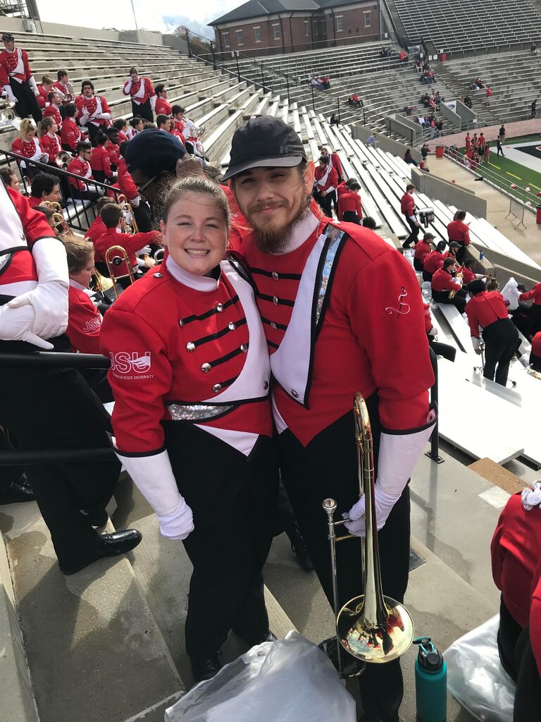 Our last photo in uniform. Thankful every day for Southerners bringing us together.