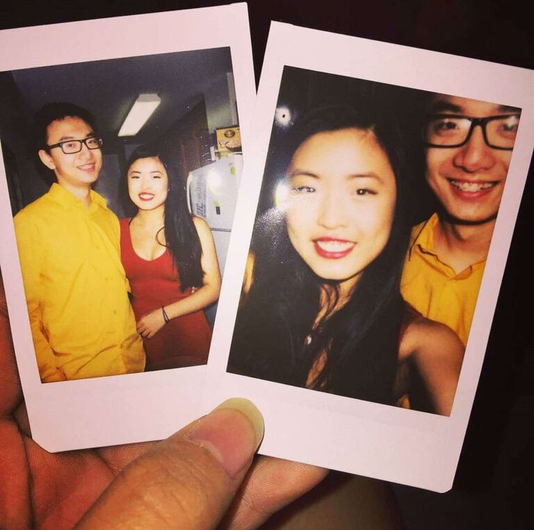 Polaroid pictures from Joanna's dorm when we first started dating. We quickly started living in each others dorms.